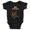 Boston Airport Code Infant Bodysuit (Bruins Colors) - RadarContact