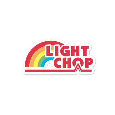 Light Chop Rainbow Sticker - RadarContact