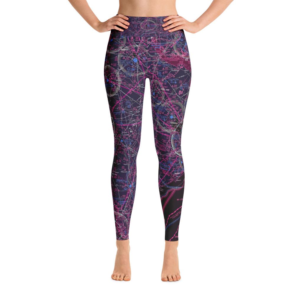 Ugly Aviation Christmas Leggings (Red) - RadarContact