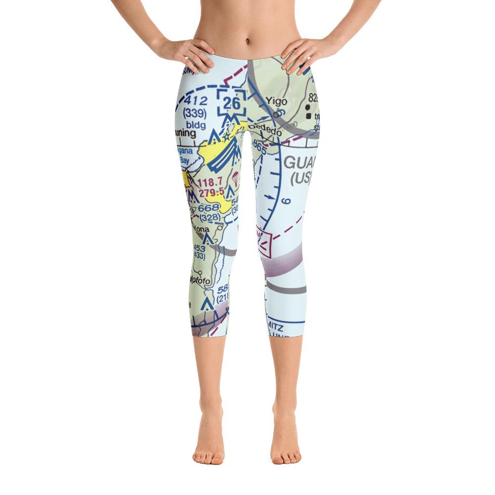 Guam Sectional Capri Leggings - RadarContact