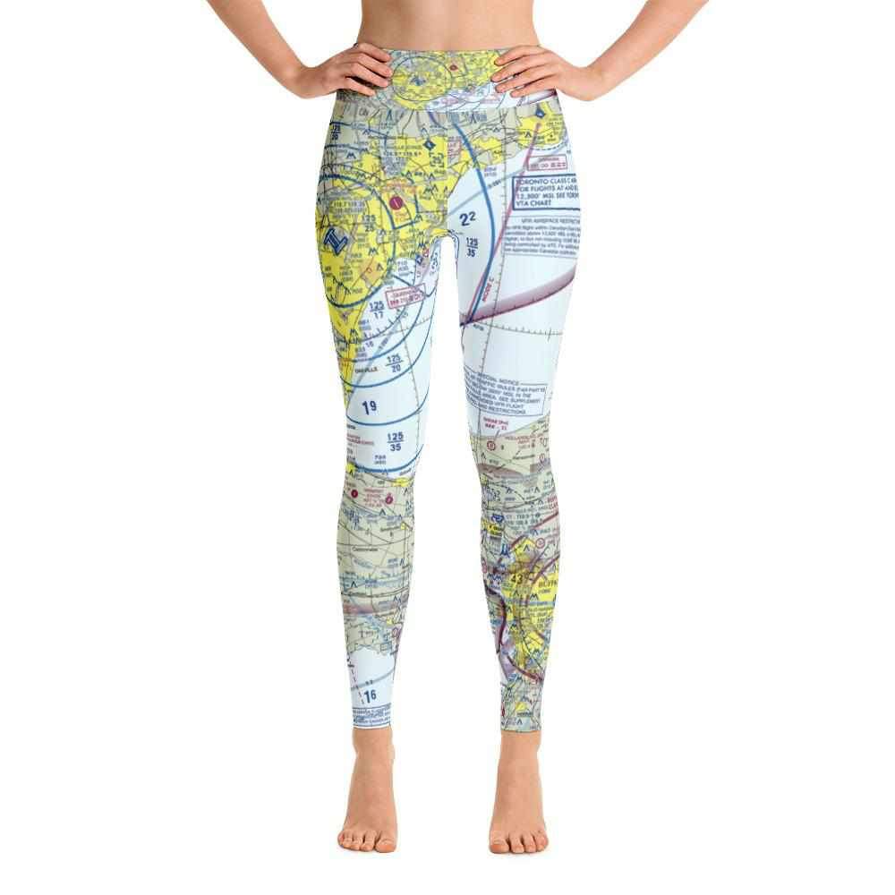Toronto Sectional Yoga Leggings - RadarContact