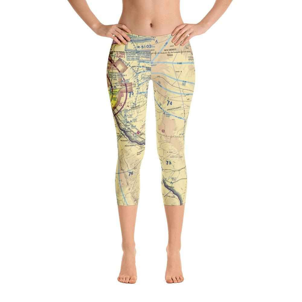 El Paso Sectional Capri Leggings - RadarContact