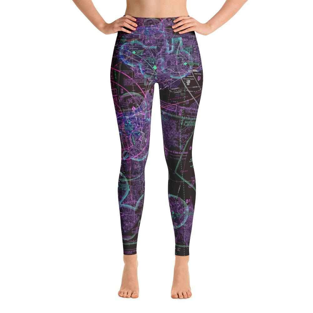New Orleans Sectional Yoga Leggings (Inverted) - RadarContact