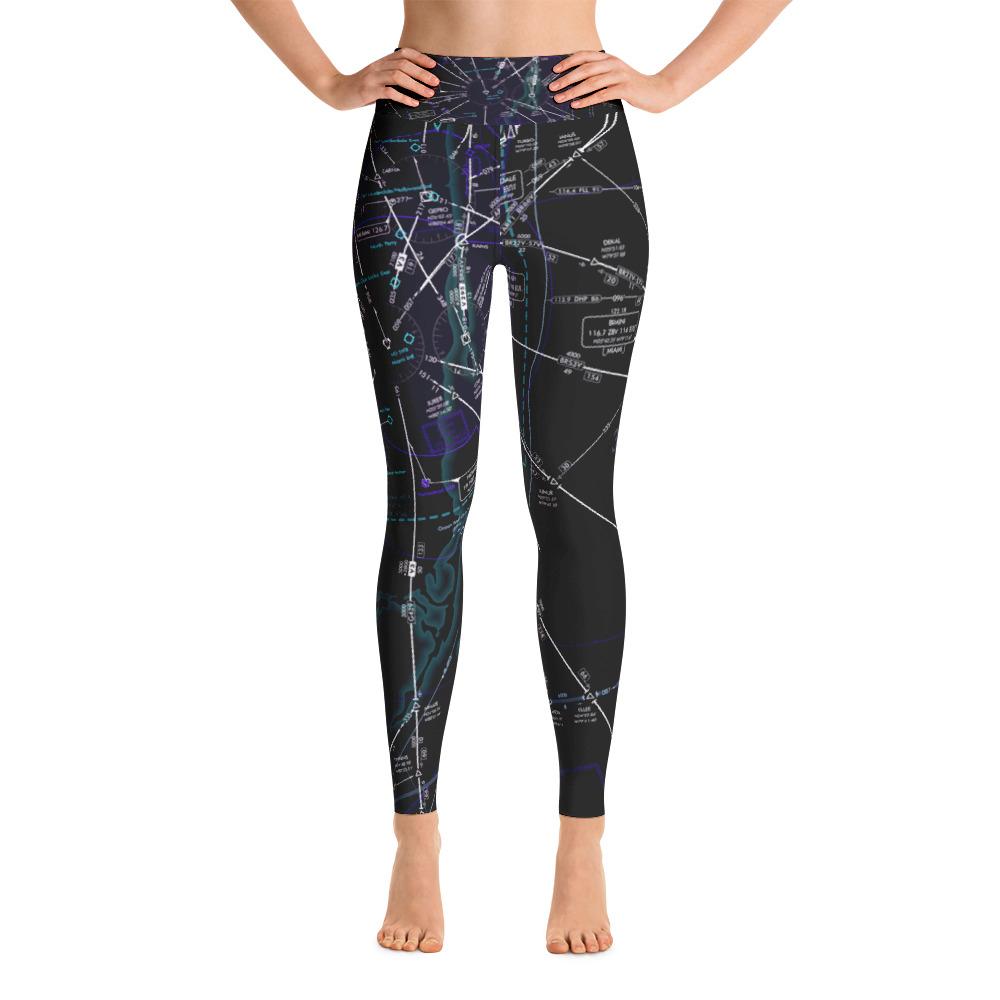Miami Low Altitude Yoga Leggings (Inverted) - RadarContact