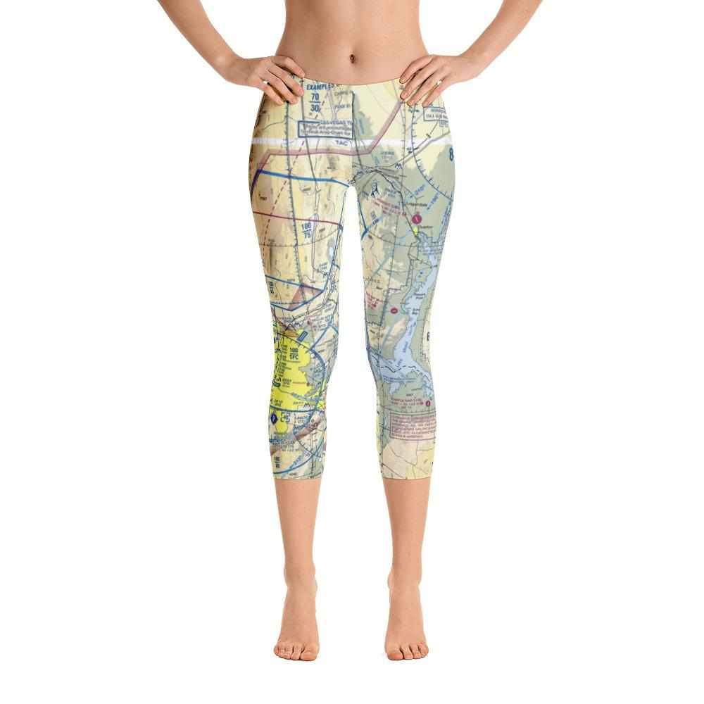 Las Vegas Sectional Capri Leggings - RadarContact
