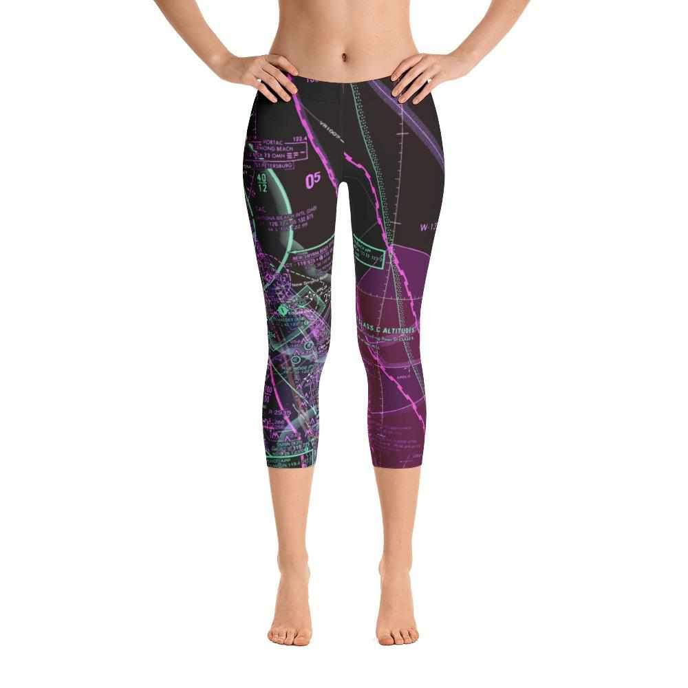 Daytona Beach Sectional Capri Leggings (Inverted) - RadarContact