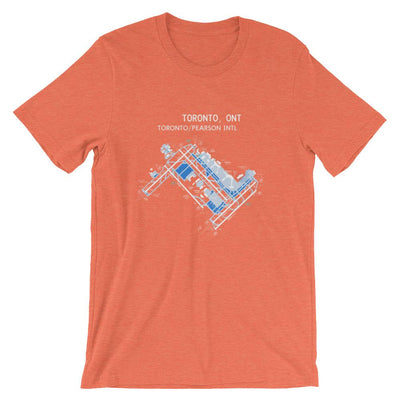Toronto Airport Diagram Unisex T-Shirt - RadarContact