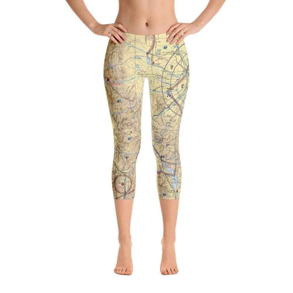 Great Falls Sectional Capri Leggings - RadarContact