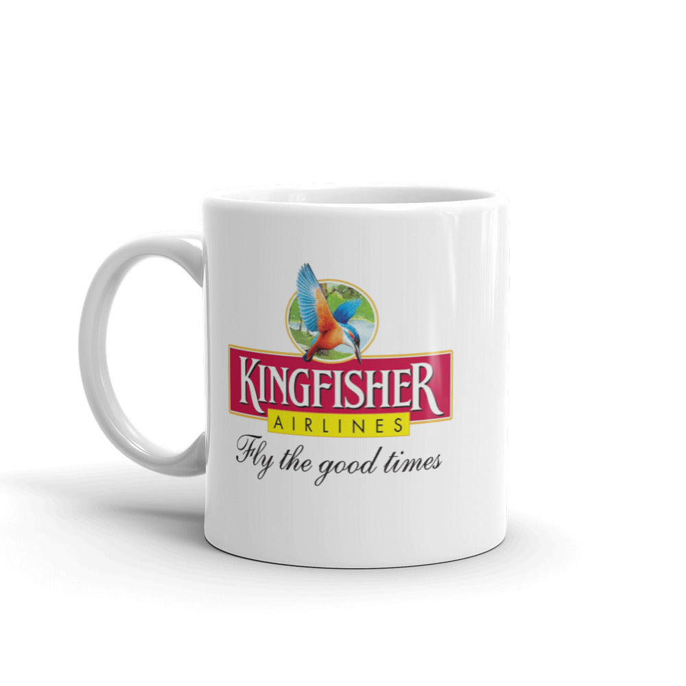 Retro Kingfisher Airlines Mug - RadarContact