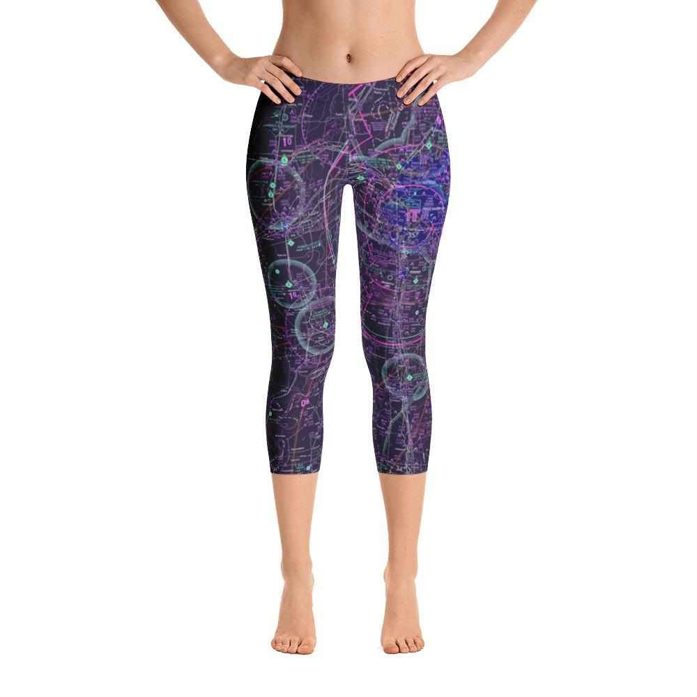 Memphis Sectional Capri Leggings (Inverted) - RadarContact
