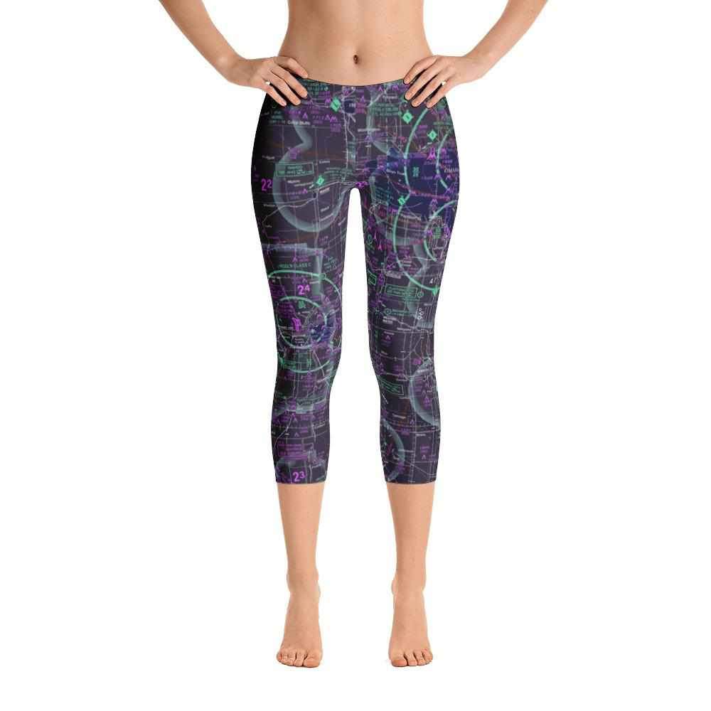 Omaha Sectional Capri Leggings (Inverted) - RadarContact