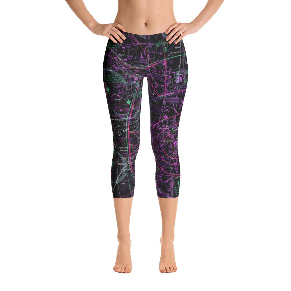 Minneapolis Sectional Capri Leggings (Inverted) - RadarContact