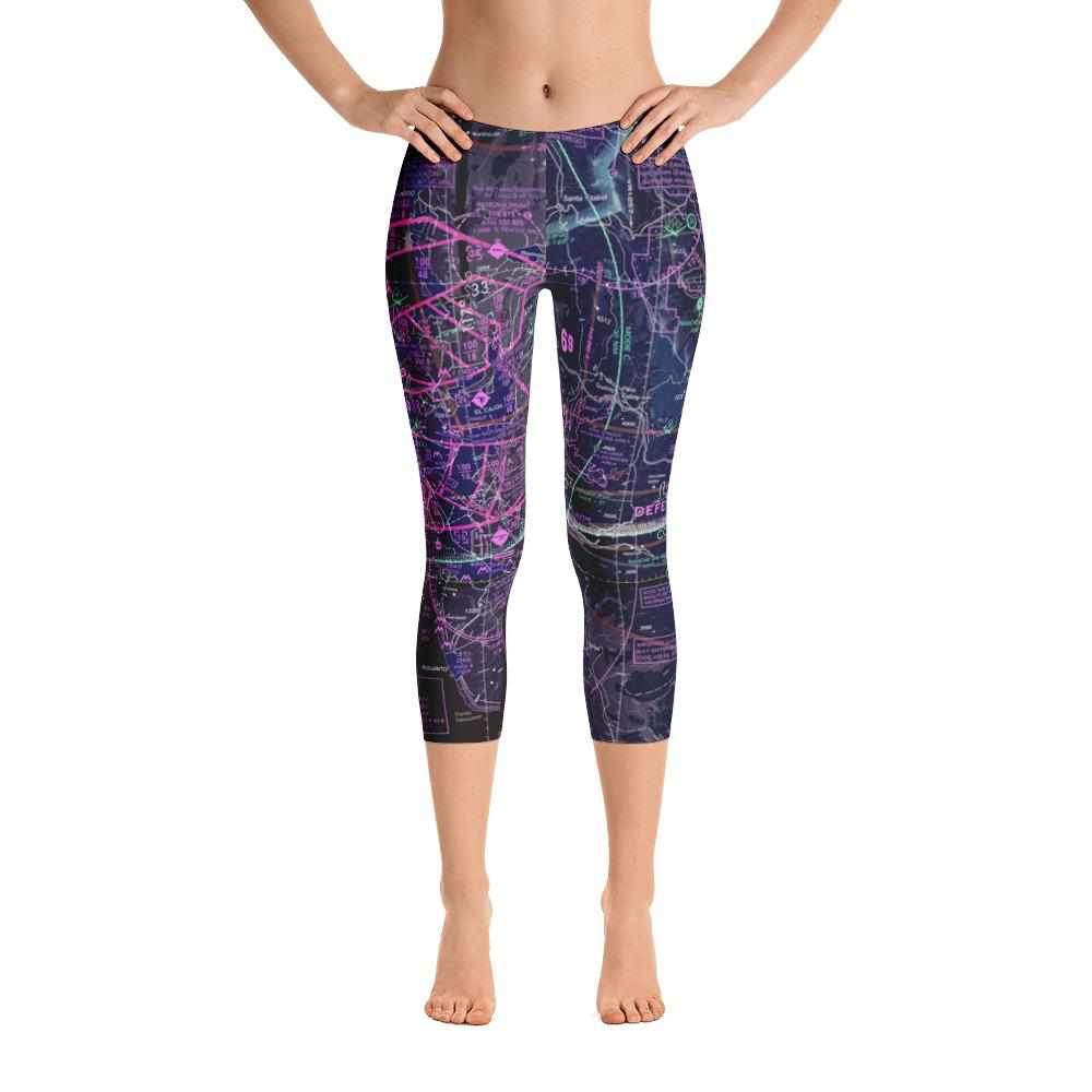 San Diego Sectional Capri Leggings (Inverted) - RadarContact