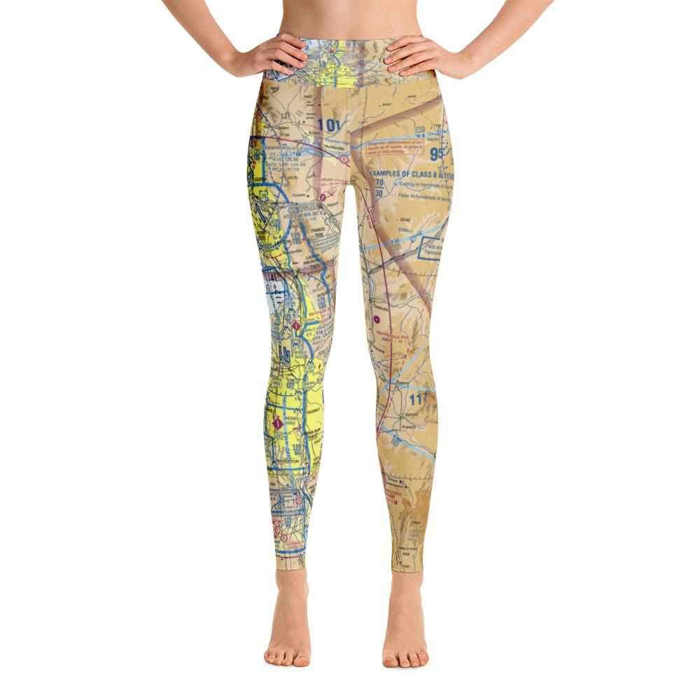Salt Lake Sectional Yoga Leggings - RadarContact