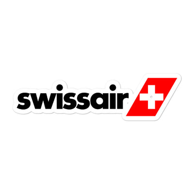 Retro Swissair Sticker - RadarContact