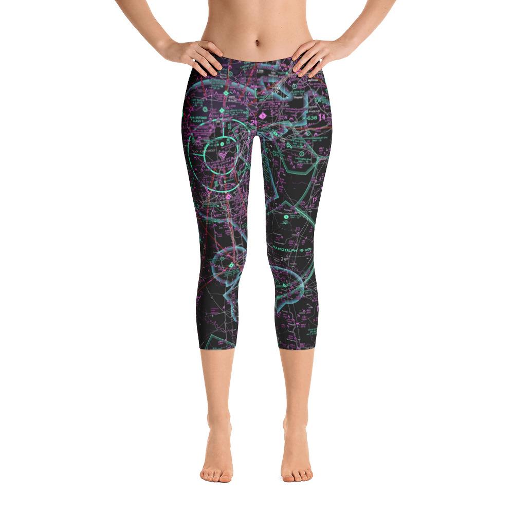 San Antonio Sectional Capri Leggings (Inverted) - RadarContact